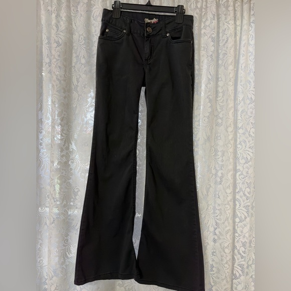 Wrangler Pants - Wrangler Women's Black Flare Pants